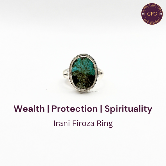 Irani Firoza German Silver Ring- IF/19