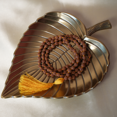 Nepali Panchmukhi Rudraksh Mala (6 mm)- Protection, Confidence & Calmness -  Original from Nepal Mountains - Mahakumbh Special- 6 mm