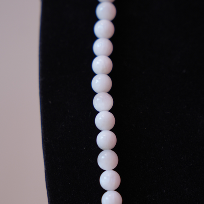 Selenite Mala - 8mm beads - 108 beads - 100% Genuine