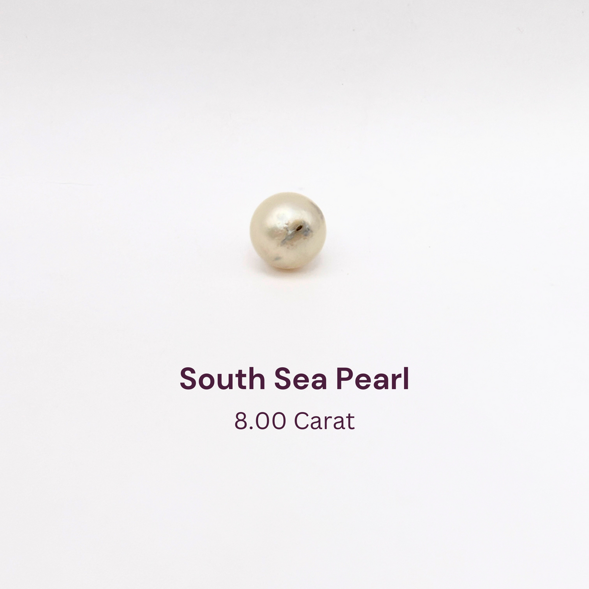 8 Carat Natural South Sea Pearl - Sachcha Moti - Lab Certified (SKU- GT2483)