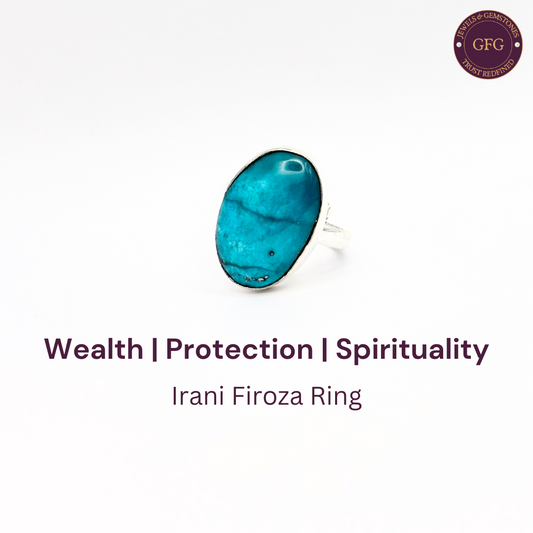 Irani Firoza German Silver Ring- IFR-15