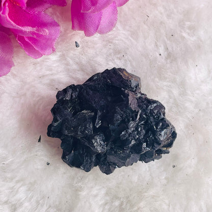 Natural Raw Black Tourmaline Cluster/ Stone - 50 gm