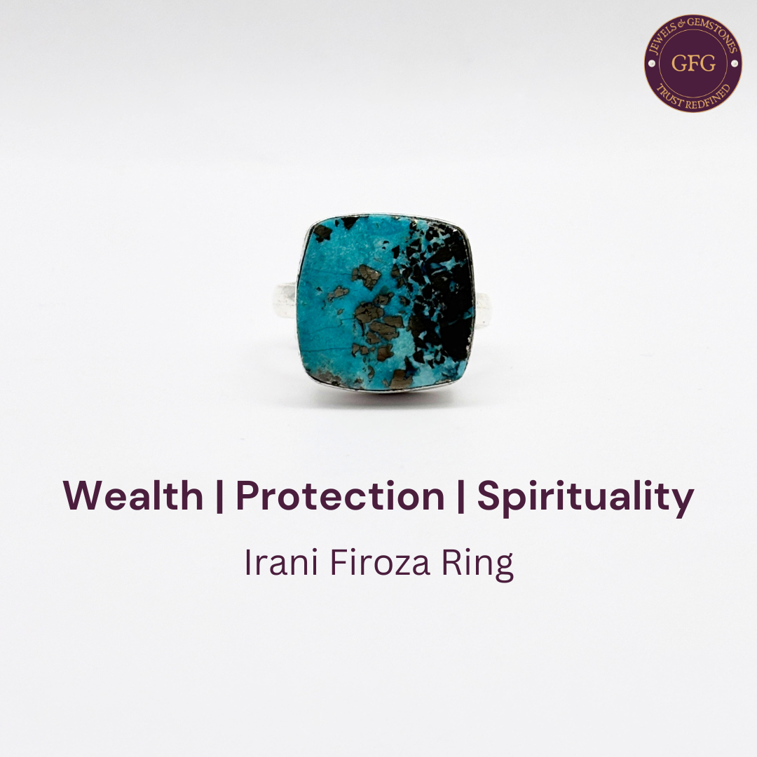 Irani Firoza German Silver Ring- IFR-18