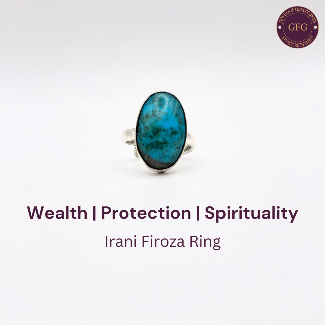 Irani Firoza German Silver Ring- IFR-16