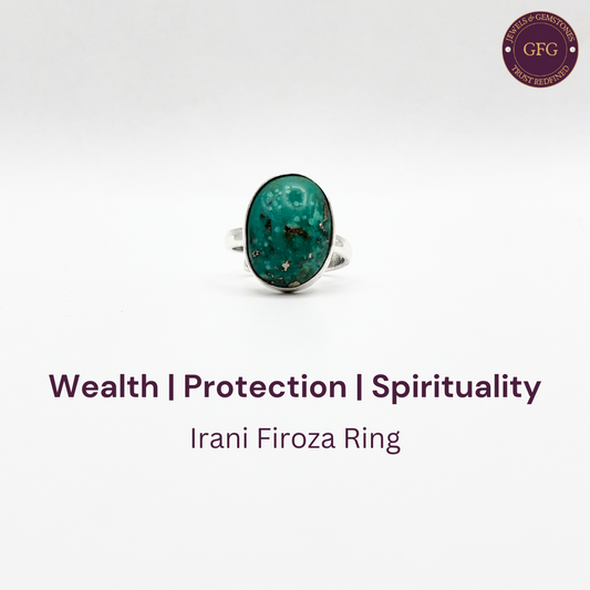 Irani Firoza German Silver Ring- IFR-19