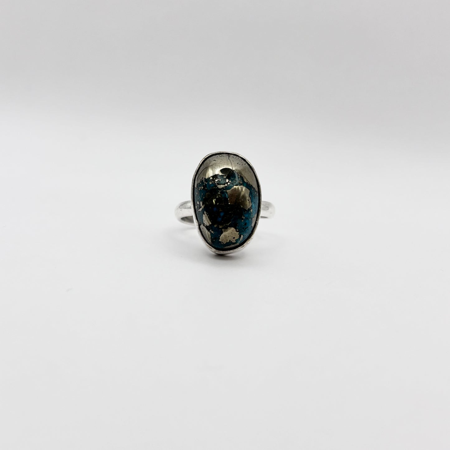 Irani Firoza German Silver Ring- IFR-14