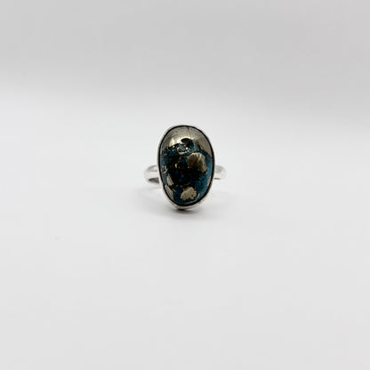 Irani Firoza German Silver Ring- IFR-14