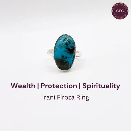 Irani Firoza German Silver Ring- IFR- 22