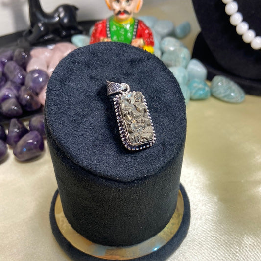 Pyrite Pendant Rectangle Shape