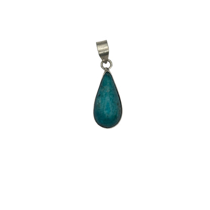 Natural & Lab-certified Irani Firoza/ Turquoise Pendant- IFP12