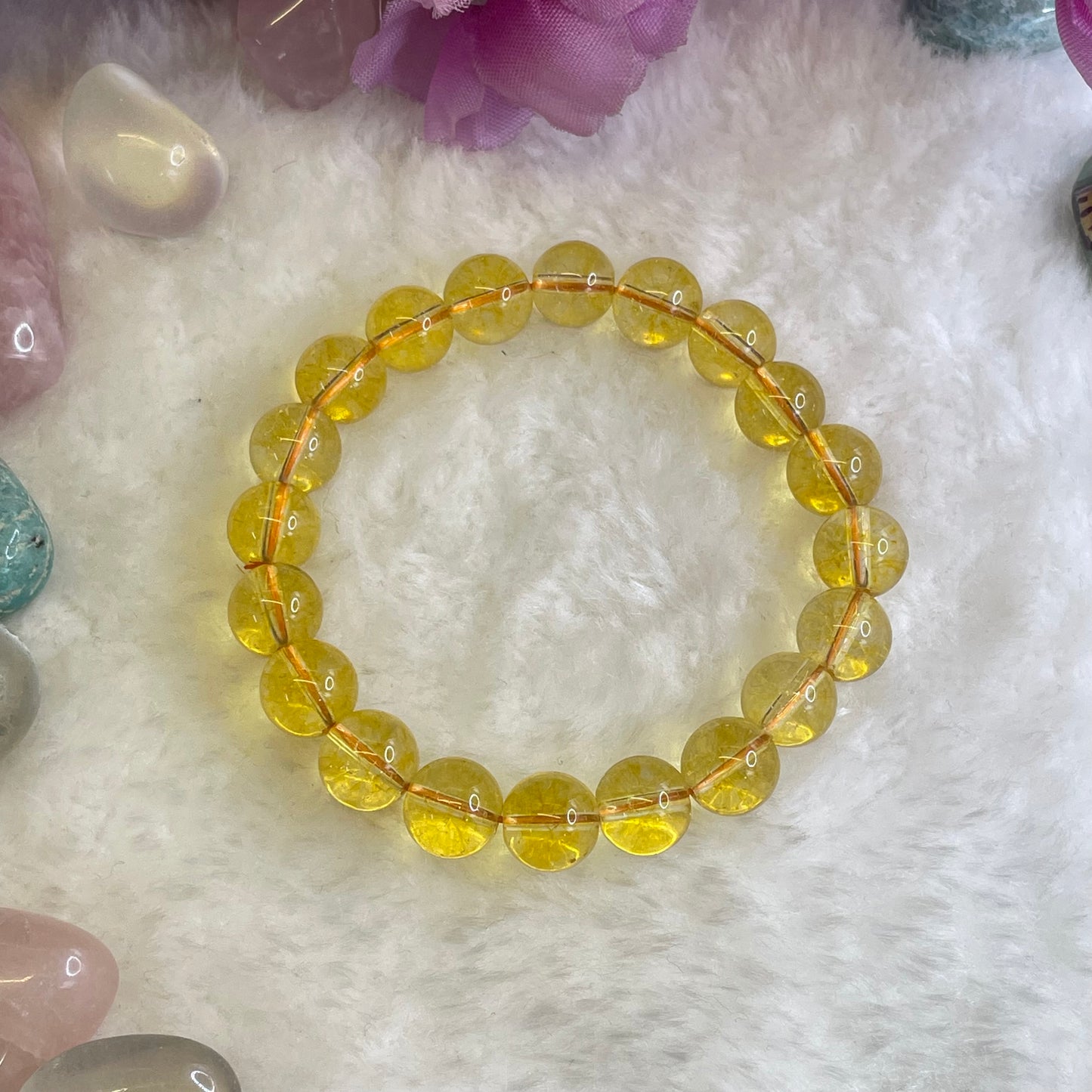 Business, Wealth, Teaching & Marriage Bracelet - Citrine- 10mm