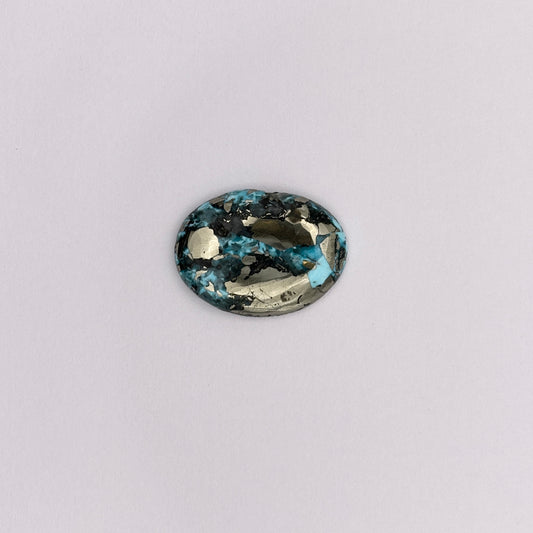 8.73 Ct. Natural & Lab-certified Irani Firoza/Turquoise- GT 5584