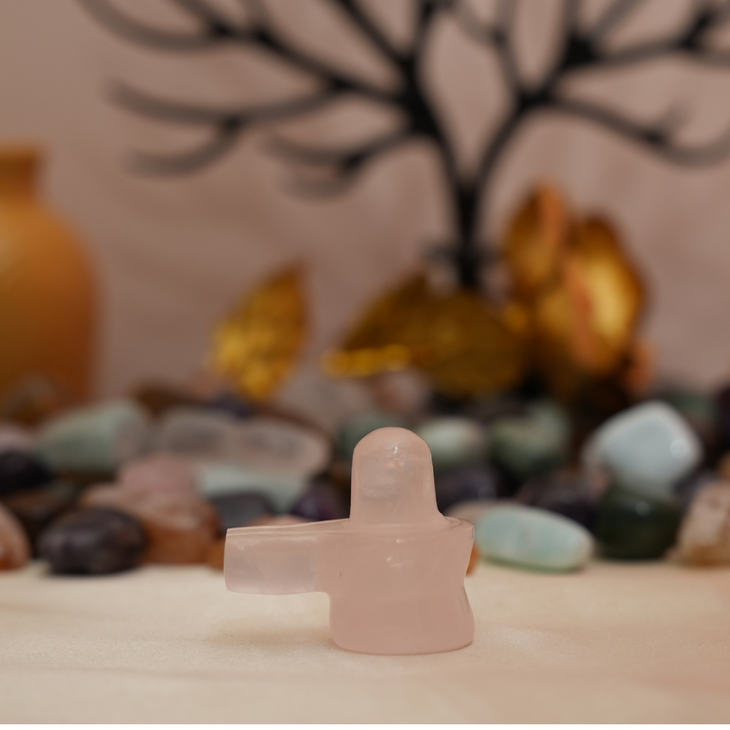 Rose Quartz - Shiva Lingam - 55gm