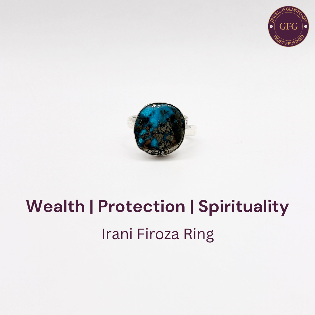 Irani Firoza German Silver Ring- IFR- 31