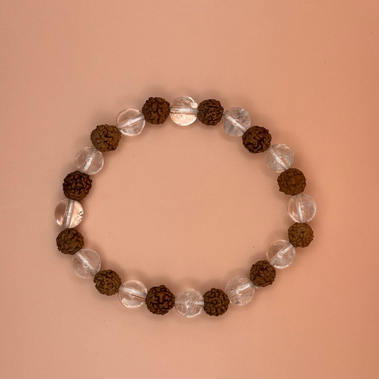 Healing, Protection & Spirituality- Sphatik-Rudraksha Bracelet