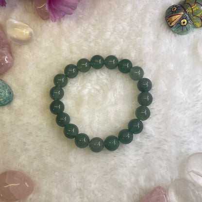 Intelligence, Luck & Growth Bracelet - Green Aventurine - 10mm