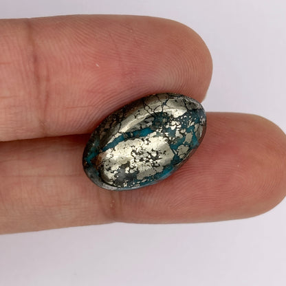 9.14 Ct. Natural & Lab-certified Irani Firoza/Turquoise- GT 5803