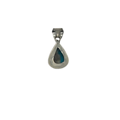 Natural & Lab-certified Irani Firoza/ Turquoise Pendant- IFP10