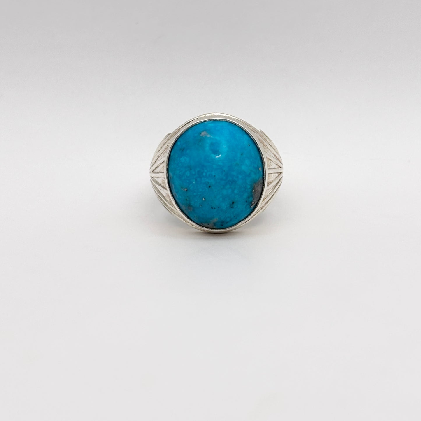 Celestia Irani Firoza Ring (Turquoise) 925 Pure Silver Ring - Natural Stone