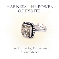 Pyrite Omnipresence Combo- Pyrite Bracelet, Ring & Geode Combo