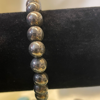 Money & Positivity Bracelet - Pyrite - 8mm