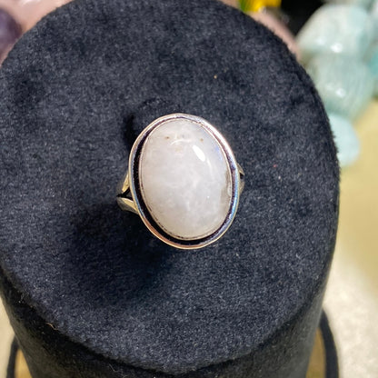 Adjustable Moonstone Ring - Lab Certified