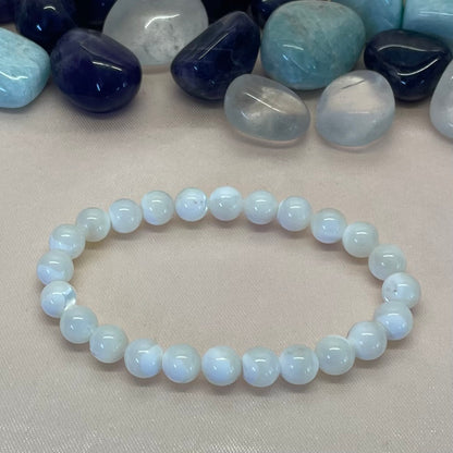 Anger Control & Emotional Balance Bracelet - Mother of Pearl - 8mm