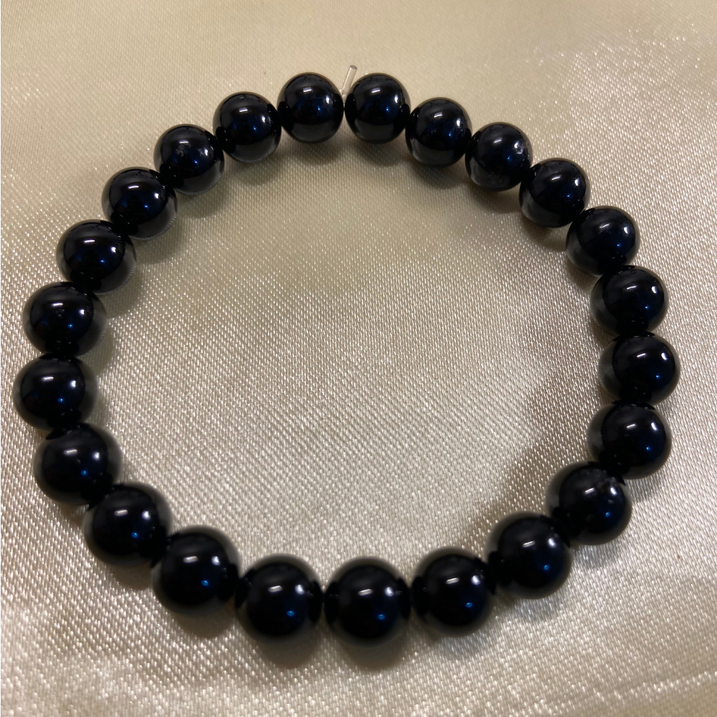 Nazar & Negativity Protection Bracelet - Black Tourmaline - 8mm