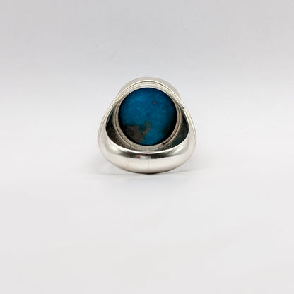 Celestia Irani Firoza Ring (Turquoise) 925 Pure Silver Ring - Natural Stone