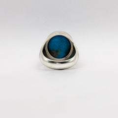 Celestia Irani Firoza Ring (Turquoise) 925 Pure Silver Ring - Natural Stone