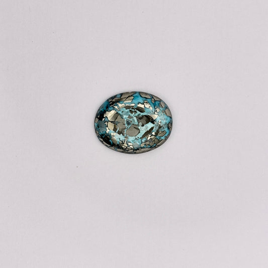 9.10 Ct. Natural & Lab-certified Irani Firoza/Turquoise- GT 6168