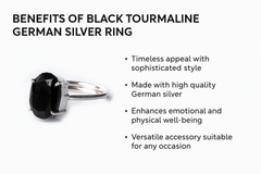 Black Tourmaline Bracelet & Ring