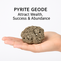 Maha Dhanyog Combo- Pyrite Bracelet, Ring & Geode with Laxmi Pyramid