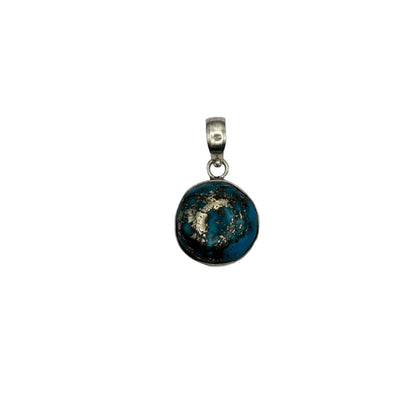 Natural & Lab-certified Irani Firoza/ Turquoise Pendant- IFP06