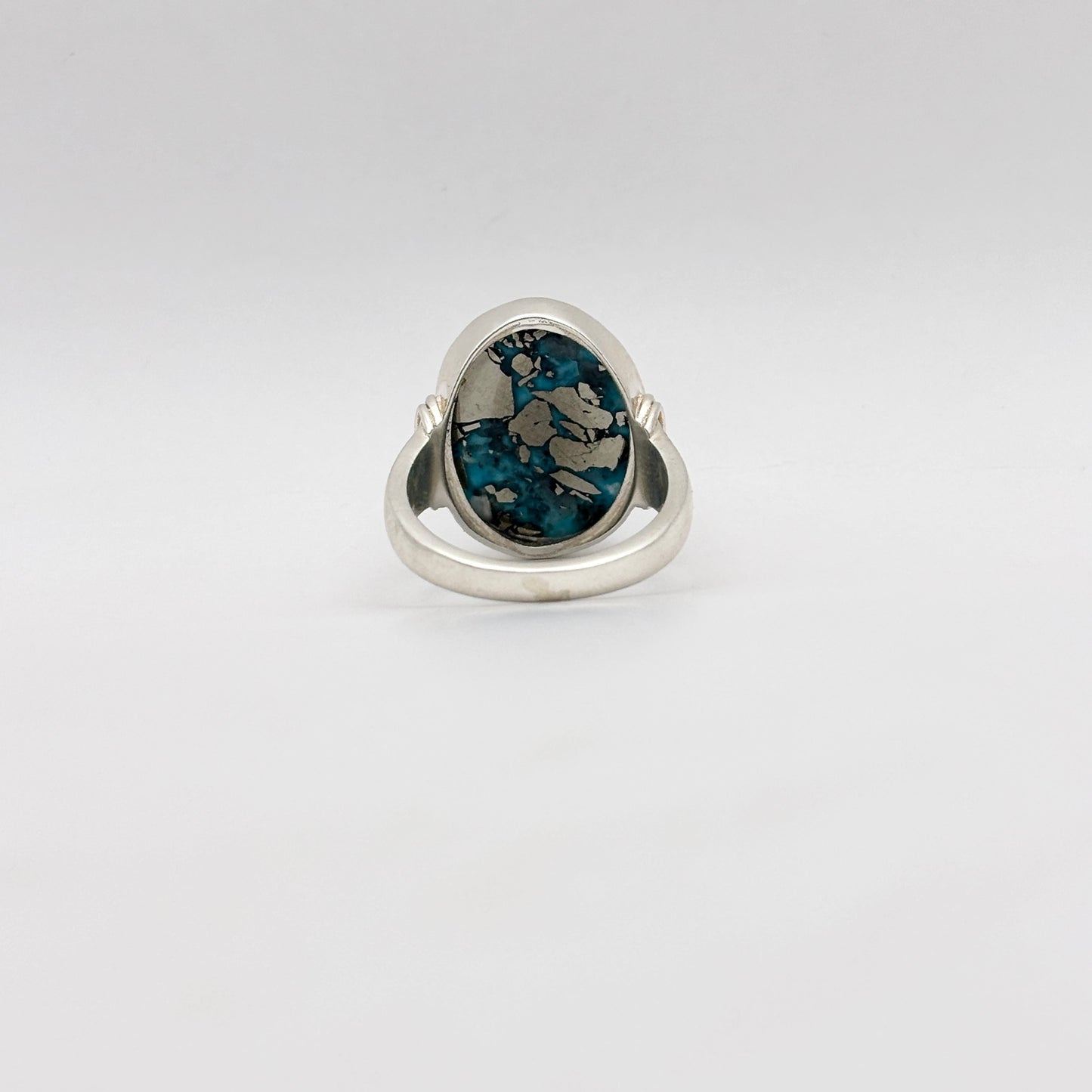 Mystic Irani Firoza Ring (Turquoise) 925 Pure Silver Ring - Natural Stone