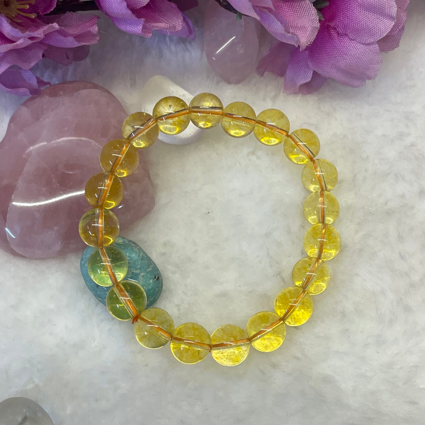 Business, Wealth, Teaching & Marriage Bracelet - Citrine- 10mm