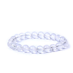 Rudraksh Mala & Clear quartz Bracelet - Meditation & Protection