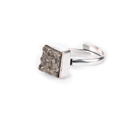 Dhanyog Combo- Pyrite Bracelet & Ring with Laxmi Pyramid