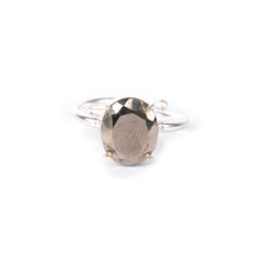 Minimalist Pyrite Ring Natural