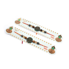 Money Magnet Zibu Rakhi | Roli Chawal &amp; Sweet | Pack of 2