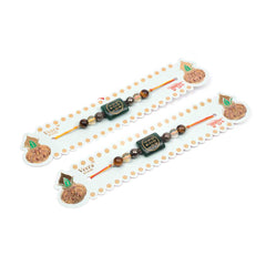 Money Magnet Zibu Rakhi | Roli Chawal & Sweet | Pack of 2