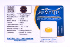 2.64 Carat Carat Yellow Sapphire (Pukhraj Stone) - CN 18441