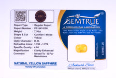 7.50 Carat Carat Yellow Sapphire (Pukhraj Stone) - CN 74190