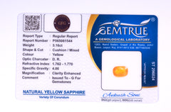 5.16 Carat Yellow Sapphire (Pukhraj Stone) - CN 61544