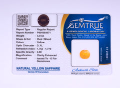 4.41 Carat Yellow Sapphire (Pukhraj Stone) - CN 84071