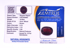 10 Carat Natural Gomed (Hessonite) Stone - SKU HS54063