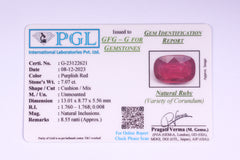 7.07 Carat Ruby (Manik) - CN 22621