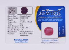 9.24 Carat Ruby (Manik) - CN 18379
