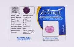 6.73 Carat Ruby (Manik) - CN 12813