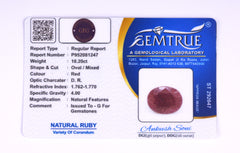10.20 Carat Natural Ruby (Manik) - CN 81247